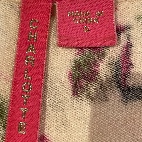 Charlotte floral one button cardigan sweater for women in size S. - Picture 4 of 8